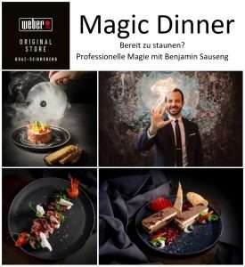 weber magic dinner graz | Zauberer BenSpade